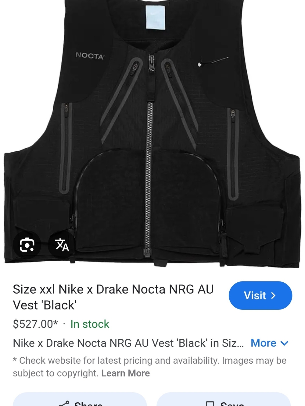 Nike X Drake Nocta